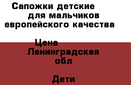 Сапожки детские  ecco для мальчиков европейского качества! › Цена ­ 3 000 - Ленинградская обл. Дети и материнство » Детская одежда и обувь   